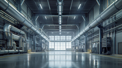 A high-end air filtration system designed to provide clean and safe air in various industrial settings, including factories and warehouses