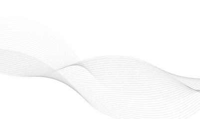 Wave business curve lines on transparent background. Abstract wavy ocean line and future technology, business, voice, sound, music, poster, banner background.