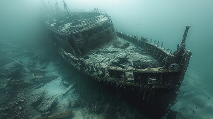 Beneath the surface, time stands still as the wreckage of a medieval ship lies entombed in the oc