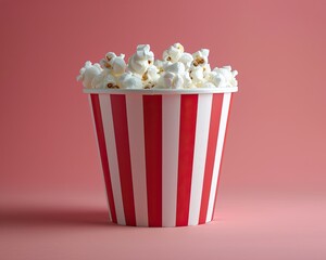 A cinema-themed gift box resembling a popcorn bucket