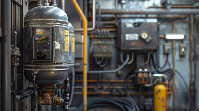 A versatile air compressor for powering pneumatic tools in various industrial applications