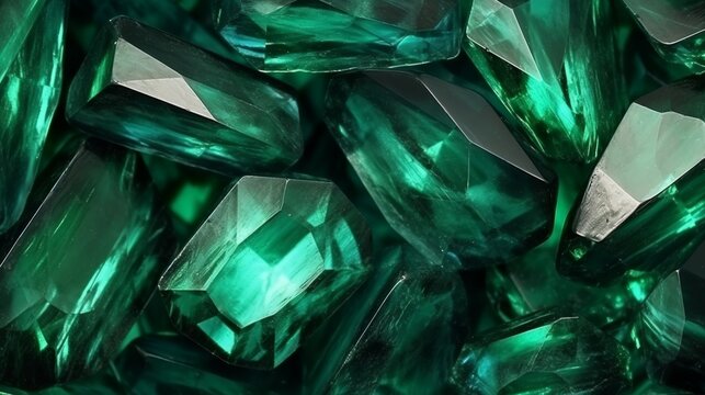 emerald texture background. Close-up. 