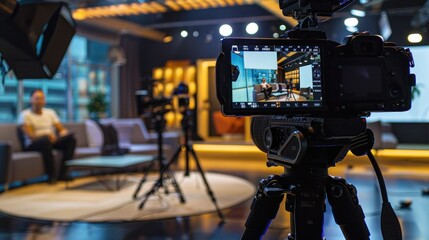 Interviewing an Unrecognizable Person at a Media Conference