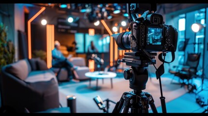 Interviewing an Unrecognizable Person at a Media Conference