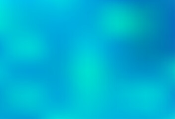 Light BLUE vector blurred shine abstract template.