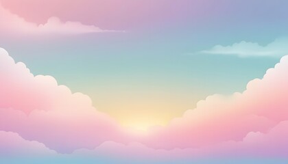 Unicorn colorful cloud background, rainbow pattern, glitter  texture, pastel fantasy design, universe holographic style