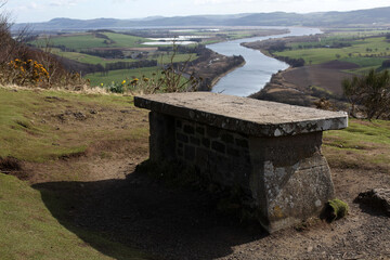 Kinnoull Hill - Forest walk - City of Perth - Perthshire - Scotland - UK