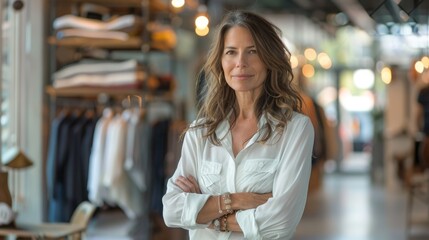 The Confident Boutique Owner - Powered by Adobe