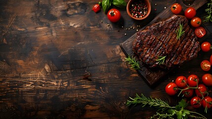 generic plain photo for barbecue banner copy space for advertising