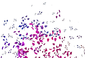 Light Pink, Blue vector backdrop with abstract shapes.