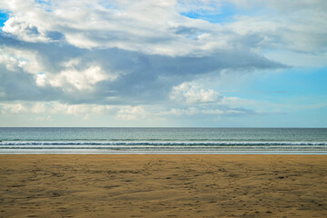 Cornish Beach - Scenic Sandy Shoreline in Cornwall, UK