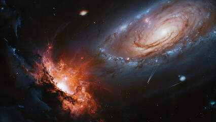 Galaxy in deep space