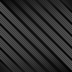 Black and white stripe abstract background. Motion lines effect. Grayscale fiber texture backdrop and banner.