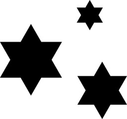 Obraz premium Star icons. Gold Star or favorite flat icon for apps and websites. Rating Star icon. Star vector collection. Modern simple stars. Vector illustration.