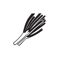 leek icon symbol sign vector