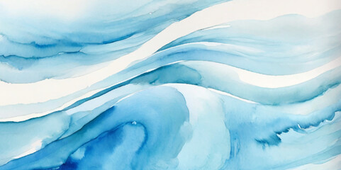 Obraz premium Abstract vector ocean wave soft blue and white background. Water ocean wave white and soft blue aqua, teal texture.
