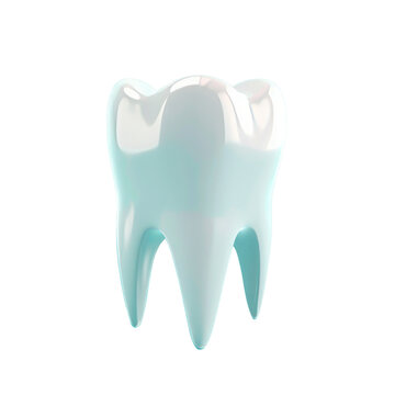 Tooth. Isolated on transparent background.