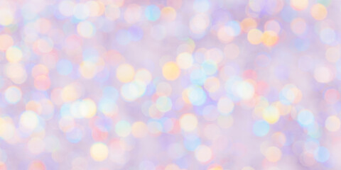 Colorful Bokeh Lights as Soft Pastel Background, Abstract bokeh background, natural flare from...