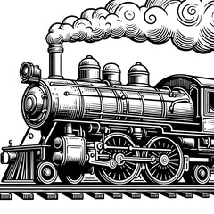 Steam locomotive sketch PNG