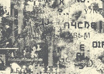 Naklejka premium Grunge Background.texture Vector.Dust Overlay Distress Grain ,Simply Place illustration over any Object to Create concrete Effect .abstract,splattered , dirty,poster for your design.