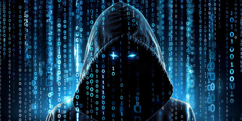  Hacker Hacks the Internet . - obrazy, fototapety, plakaty