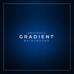 Luxurious Dark Blue Gradient Background with Smooth Vignette for Studio Banner
