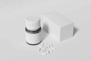 Medice Pills Bottle blank