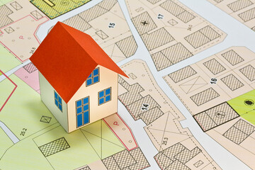 New home and free vacant land for building activity - Construction industry and building permit...