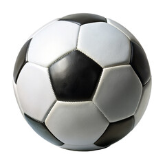 Soccer ball isolated on a transparent background.