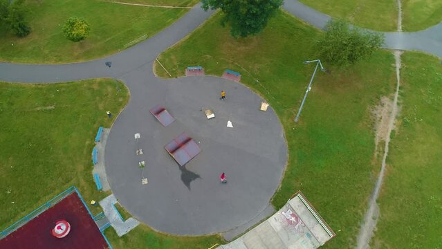 Playground Skierniewice Plac Zabaw Aerial View Poland