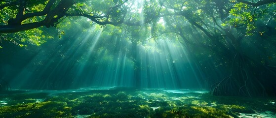 Enchanted Mangroves: Light & Serenity in Komodo. Concept Nature, Photography, Travel, Komodo National Park, Enchanted Mangroves