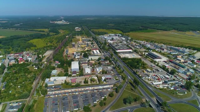 Industrial Area Lubin Obszar Przemyslowy Aerial View Poland