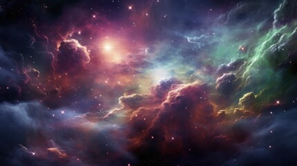 Wallpaper star constellations cloudy nebula is depicted against the backdrop of a vast and mysterious Universe.