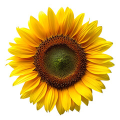 Sun flower isolated on transparent background