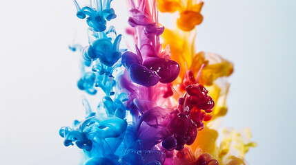 Colorful Ink Drops and Liquids