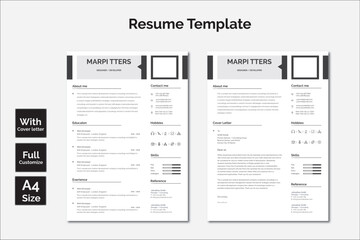 cv resume template