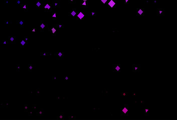 Dark purple vector layout with circles, lines, rectangles.