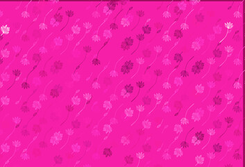 Light Pink vector sketch texture.