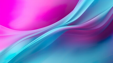 Fototapeta premium This image features a dynamic blend of pink and blue colors with a fluid, wave-like pattern ideal for modern designs