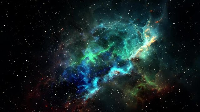 colorful nebula galaxy space background