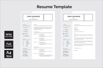 cv resume template