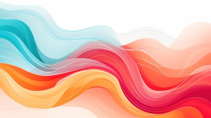 Abstract motion: a pattern wallpaper featuring dynamic color curves.