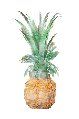 Pineapple from a vector circles