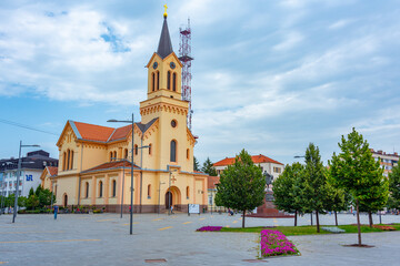 Cathedral of Ivan Nepomuk in Serbian town Zrenjanin