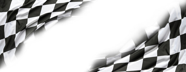 Checkered racing flag - 780039589