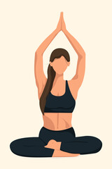 yoga person pose