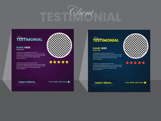 Social media post design template.