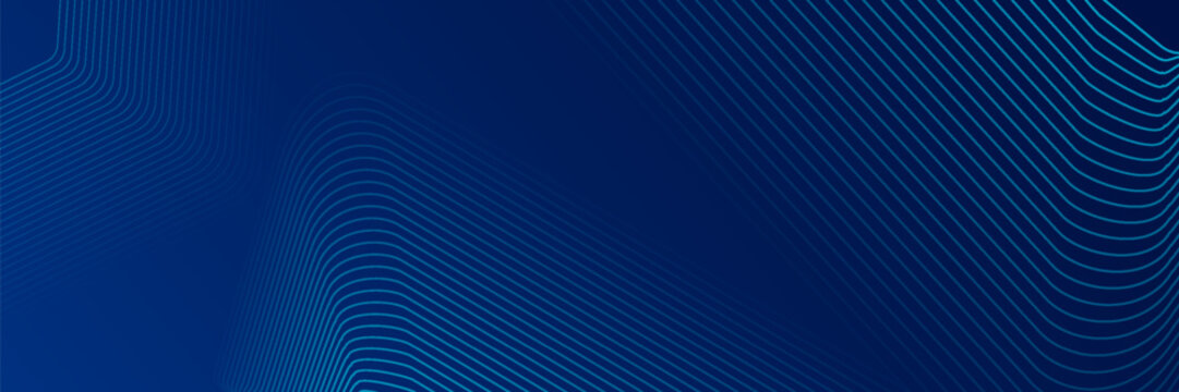 Modern abstract blue background with shining geometric lines. Blue gradient hexagon shape design. Futuristic technology concept. for banners, brochures, science, websites, companies, posters, covers