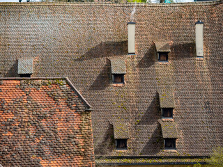 Dächer und Gebäude im Kloster Maulbronn