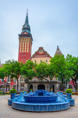 Art nouveau town hall in Serbian town Subotica